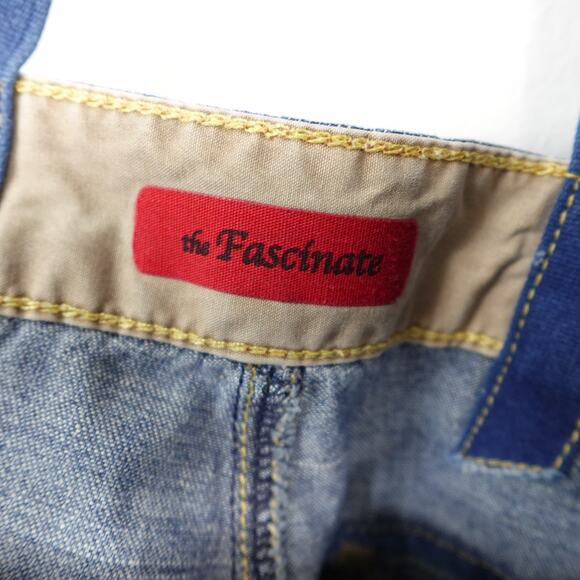 Vintage Y2K AG Adriano Goldschmied Denim Jean Skirt Overalls Skirtall size 32R - Picture 7 of 16